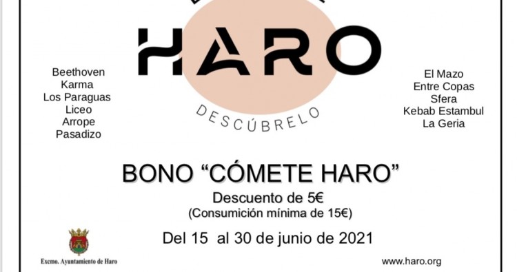Hoy comienza la campaña de apoyo a la hostelería “Cómete Haro”