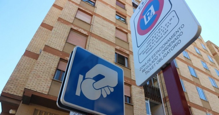 La zona azul estará fuera de servicio del 24 al 29 de junio