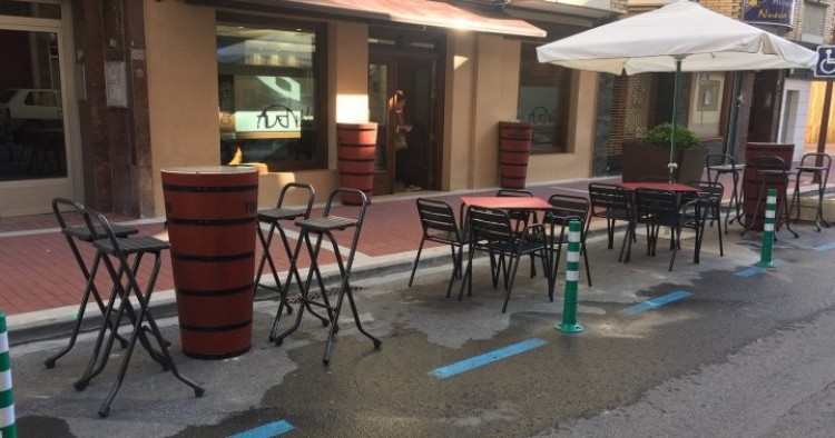 Haro estudia mantener las terrazas Covid del sector hostelero