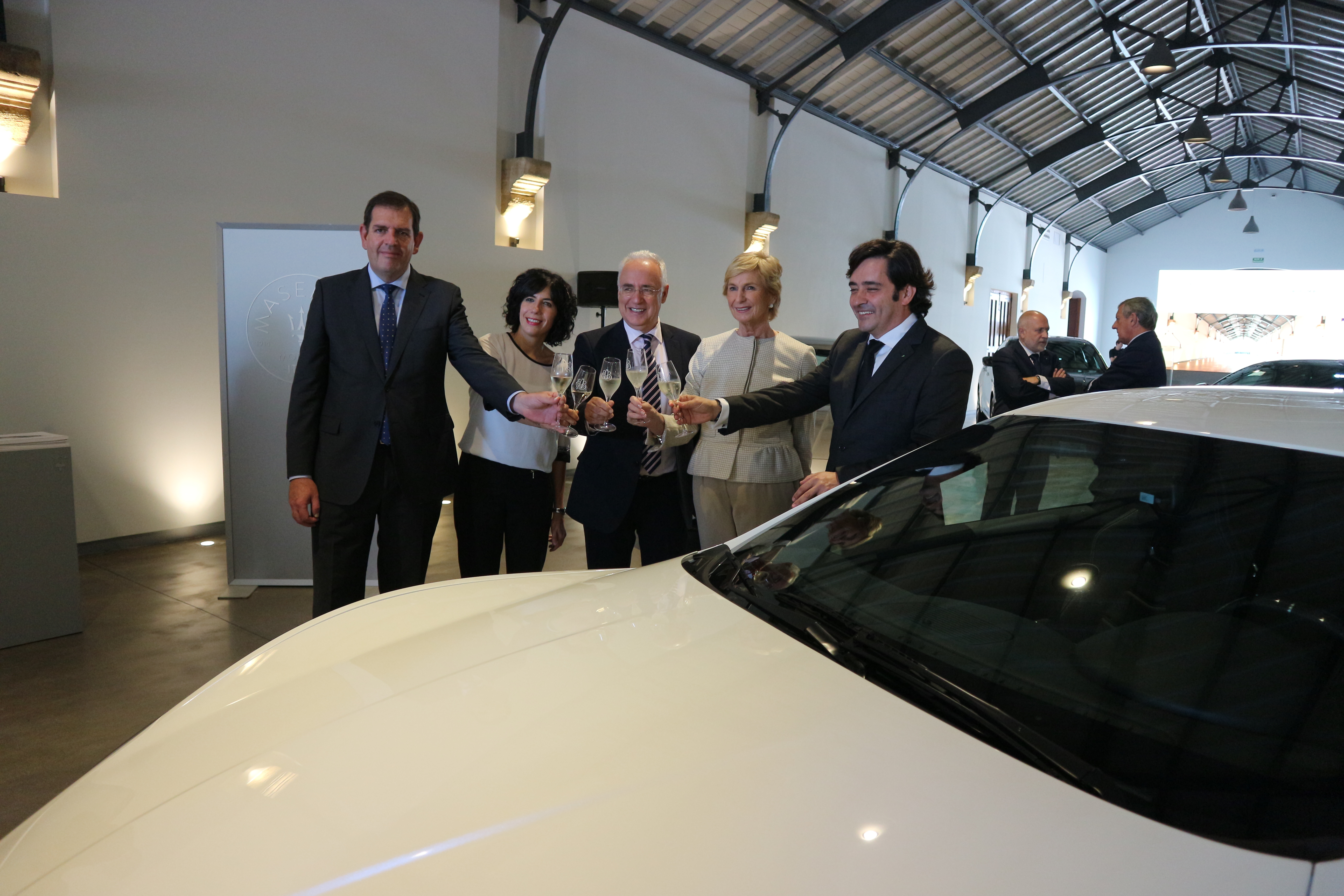 Maserati presenta sus nuevos cuatro modelos, en Bodegas Bilbaínas