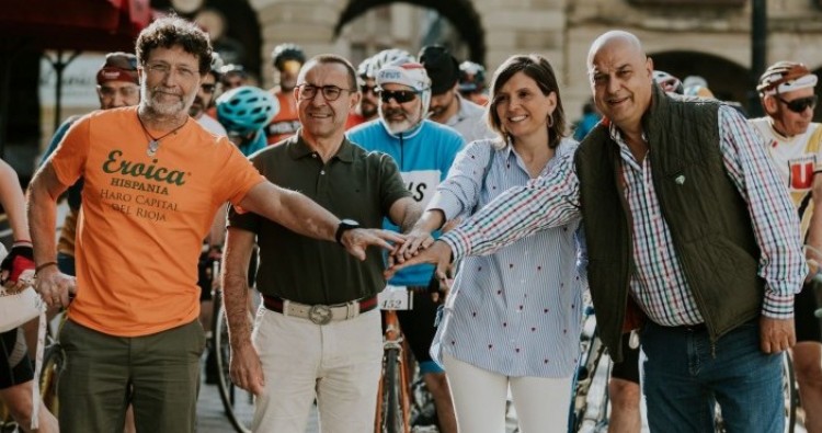 Más de 600 participantes en la sexta edición de la Eroica, celebrada en Haro