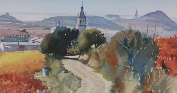 La sala de exposiciones del Bretón acoge una exposición del pintor Uríszar