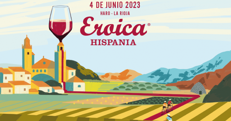Eroica Hispania 2023, Haro Capital del Rioja, tiene nuevo póster oficial