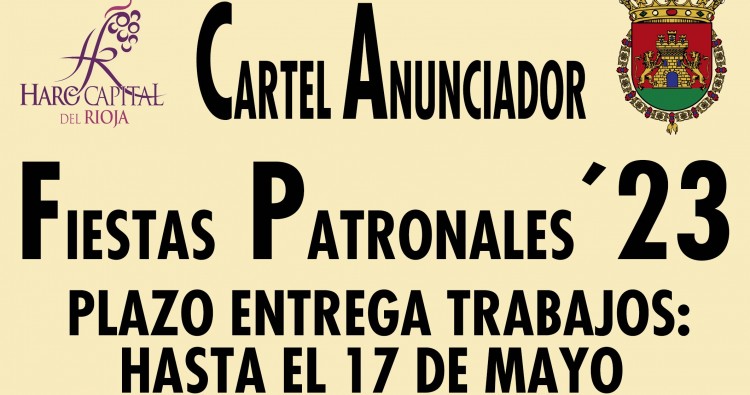 Hasta el 17 de mayo, abierto el plazo de presentación de trabajos al concurso de Cartel  de las fiestas de junio