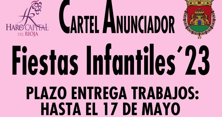 Abierto el concurso del Cartel de la Batalla del Vino Infantil 2023