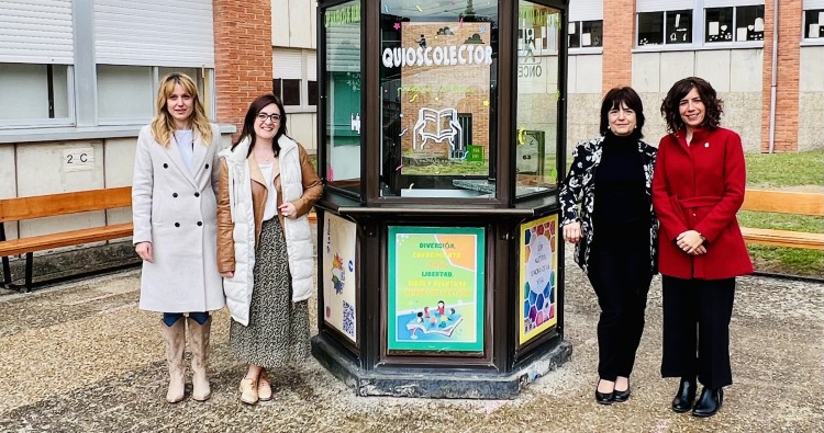 Haro inaugura su primer quiscolector: Un espacio cultural para fomentar la lectura