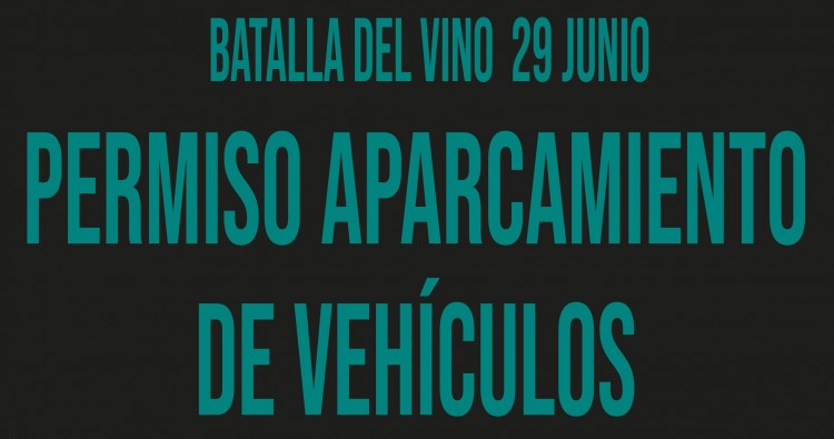 Abierto el plazo de solicitudes de los Permisos de Vehículos para la Batalla del Vino