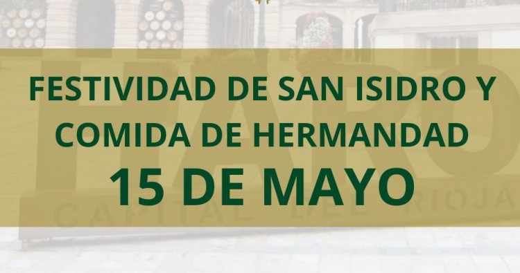 Festividad de San Isidro y Comida de Hermandad