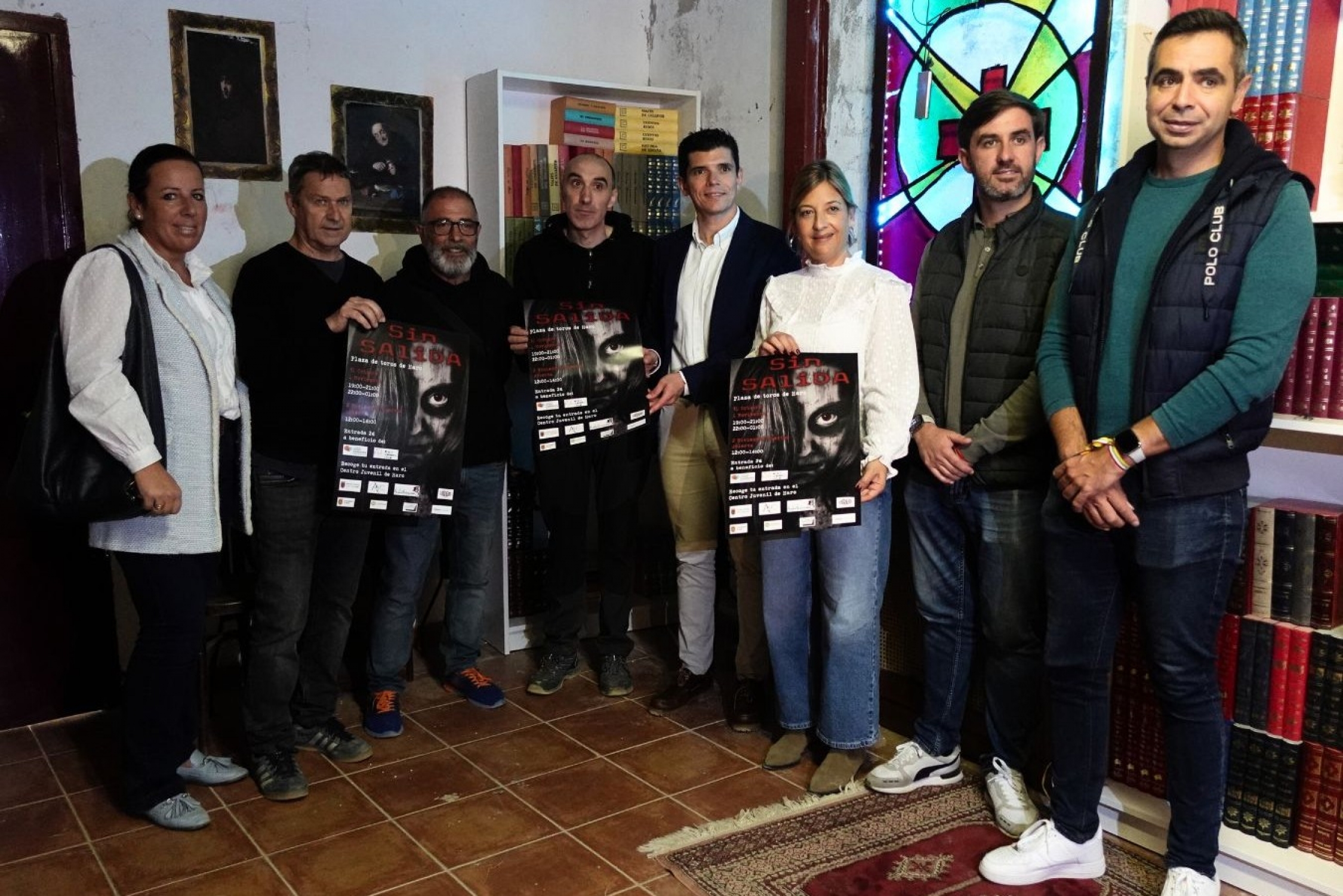 El Pasaje del Terror “Sin Salida” llena la Plaza de Toros de Haro y recauda más de 4.400 euros