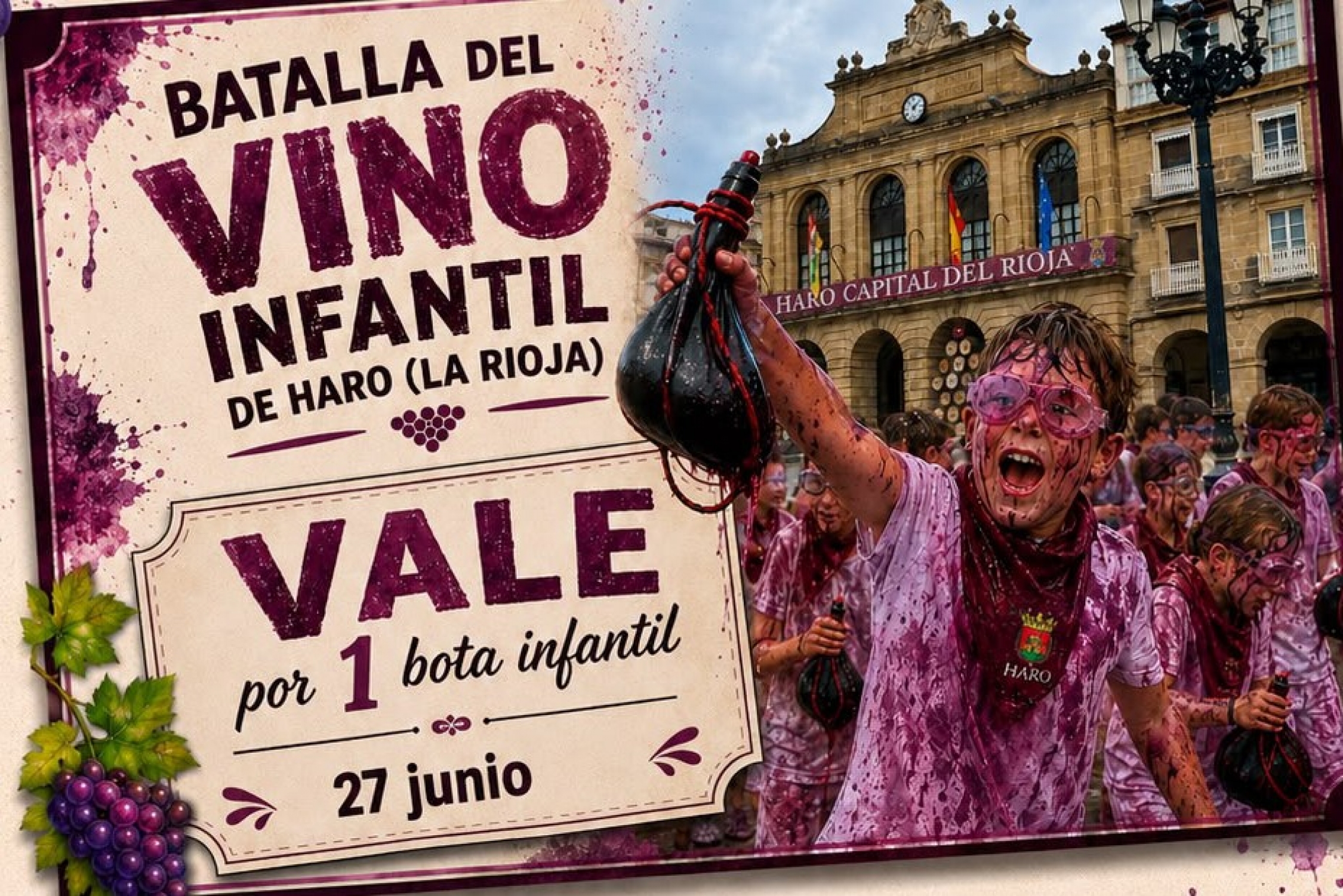 FIESTAS: Vales Bota Infantil
