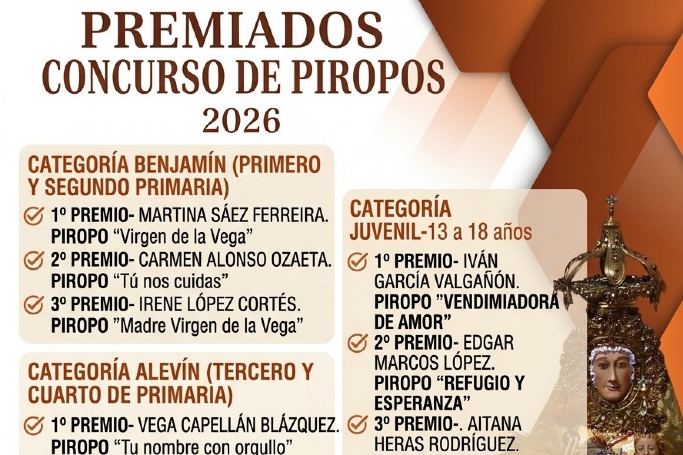 GANADORES CONCURSO DE PIROPOS