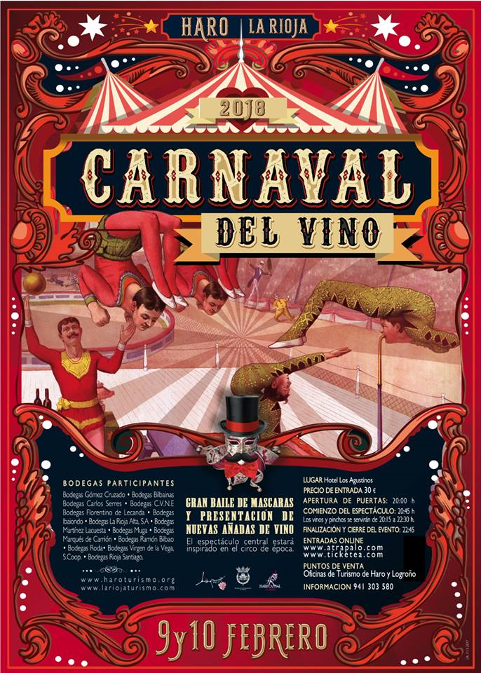 Última remesa de entradas para el Carnaval del Vino de Haro
