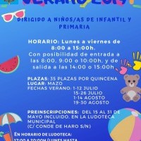 Abierto el plazo de inscripción para la ludoteca y los talleres de verano