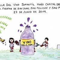 Cartel de la Batalla del Vino Infantil