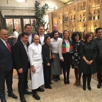 Laura Rivado y Leopoldo García acuden a la presentación de la Cata de la Estación