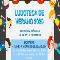 El Ayuntamiento prepara la apertura de la ludoteca de verano 