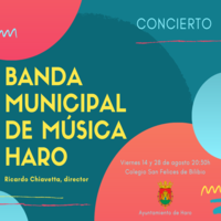 La Banda Municipal de Música de Haro retoma su actividad pública con dos actuaciones
