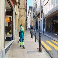 La empresa de limpieza de Haro desarrolla una campaña de eliminación de chicles