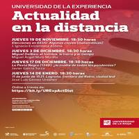 La Universidad de la Experiencia organiza un ciclo conferencias online