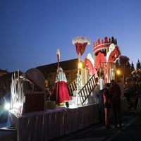 Caluroso recibimiento de los jarreros a Melchor, Gaspar y Baltasar