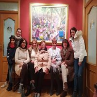 La familia Rodríguez Campo dona un cuadro al Ayuntamiento de Haro