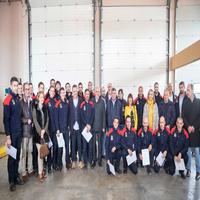 Miembros de la corporación municipal reconocen el trabajo de los Bomberos de Haro