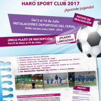 Vuelve el campus de fútbol Haro Sport Club 2017