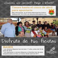 Este viernes finaliza el plazo de presentación de candidaturas a Jarreros Mayores e Infant