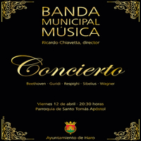 La Parroquia de Santo Tomás Apóstol de Haro acoge un concierto de la Banda Municipal de Mú