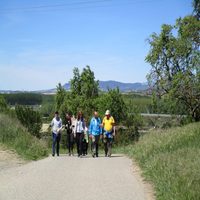 Cerca de una veintena de personas participan en la última edición de los Paseos Saludables