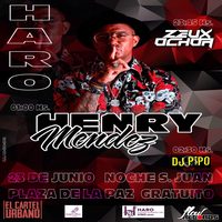 Henry Mendez actuará en Haro la Noche de San Juan