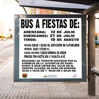 AUTOBUSES A FIESTAS DE LOS PUEBLOS