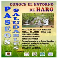 PASEOS SALUDABLES RUTA DEL AGUA DE BERGANZO