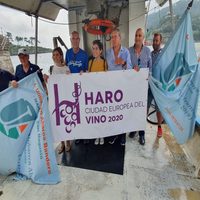 HARO, CIUDAD EUROPEA DEL VINO 2020, PRESENTE EN LA BANDERA DE LEKEITIO