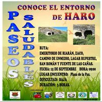 El Ayuntamiento de Haro organiza el domingo un nuevo paseo saludable hasta Fuente de las C