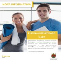 Parada técnica en las Piscinas Climatizadas y el Spa