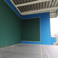 Los trabajos en el frontón de “El Mazo” finalizarán en los próximos días