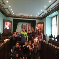 Alumnos del instituto visitan el Ayuntamiento de Haro