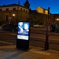 En funcionamiento el Mupi de la Plaza Castañares de Rioja