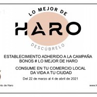 Ya pueden descargarse los bonos-comercio “Lo Mejor de Haro” Primavera 2021