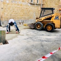 El Ayuntamiento renueva la red de saneamiento del colegio San Felices
