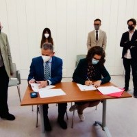 El Ayuntamiento de Haro firma la cesión del María Díaz para convertirlo en un centro de de FP 