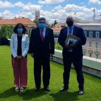 La Alcaldesa y el concejal de Deportes del Ayuntamiento de Haro se reúnen con el ministro de Cultura y Deportes