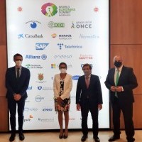 Laura Rivado asiste a la sesión inaugural de la cumbre mundial de la ceguera “World Blindness Summit”