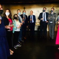 Componentes de la corporación municipal y del Gobierno de la Rioja visitan Nublo