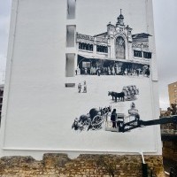 La ciudad de Haro cuenta con un nuevo mural en los Jardines de la Vega