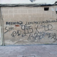 La Policía Local identifica a los presuntos autores de pintadas en varios edificios del casco antiguo
