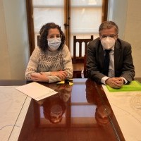 Laura Rivado se reúne con Pablo Rubio, consejero de Servicios Sociales y Gobernanza Pública