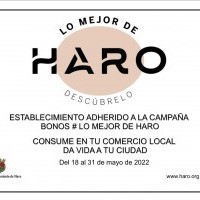 Hasta el 31 de mayo pueden utilizarse los bonos comercio “Lo Mejor de Haro”