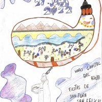 Paúl Díez Hermosilla es el ganador del concurso del cartel anunciador de la Batalla del Vino Infantil